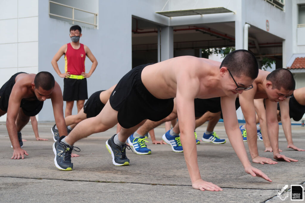 BMT Recruit PT Pushup